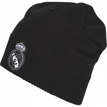 ADIDAS REAL MADRID BEANIE ZIMNÍ ČEPICE - Černá č.1