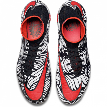 NIKE JR HYPERVENOM PHANTOM 2 NEYMAR JR FG KOPAČKY DĚTSKÉ - Černá, Bílá č.3