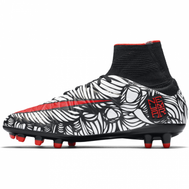 NIKE JR HYPERVENOM PHANTOM 2 NEYMAR JR FG KOPAČKY DĚTSKÉ - Černá, Bílá č.4