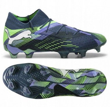 PUMA FUTURE 7 ULTIMATE FG/AG KOPAČKY PÁNSKÉ - Tmavě modrá, Zelená č.2